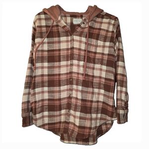 American Eagle AE Flannel - 100% Cotton - Size Small